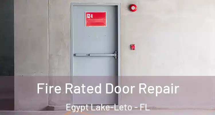  Fire Rated Door Repair Egypt Lake-Leto - FL