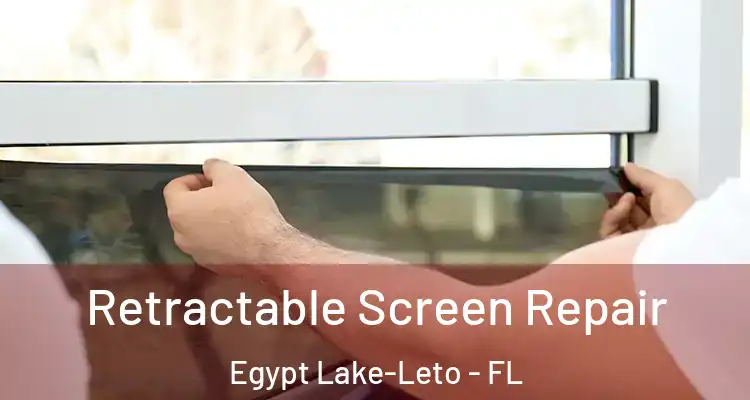  Retractable Screen Repair Egypt Lake-Leto - FL