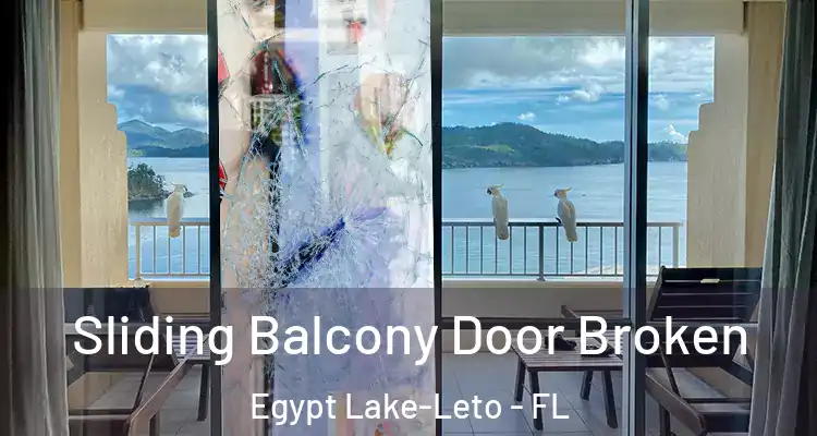  Sliding Balcony Door Broken Egypt Lake-Leto - FL